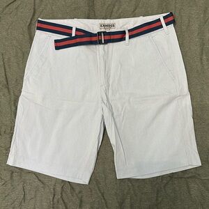 Express Striped Photographer Shorts